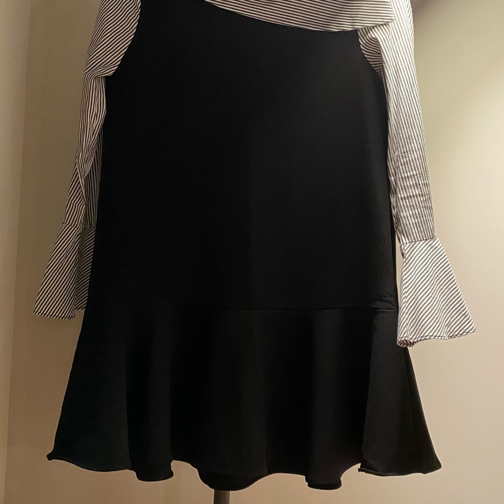 Black mini dress